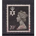 Northern Ireland GB 1989 20p Brownish Black Mac...