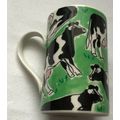 DUNOON Animal Farm Fresian Cow Green Mug / Beak...