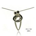 Sterling Silver Family of Three Pendant Necklac...