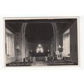 Church Interior Pentlow Postcard RP Essex 123651