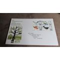 1966 GB FDC Cover - British Birds quad - Liverp...