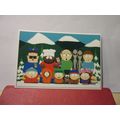 GROUP, SOUTH PARK, USA unused postcard 1998 Lon...