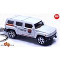 RARE KEYCHAIN WHITE HUMMER H3