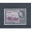 Gold Coast Stamps 1952 (1954) QEII 5s MH SG 163...