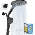 Dual Filtered Rain Shower Head Combo, High Pres...