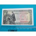 Espana Spain 1945 5 Pesetas Banknote Reproducti...