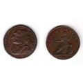 Great Britain. Newton Farthing 1793. dy17296