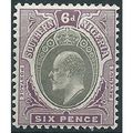 Southern Nigeria 1904 SG15 6d Grey-Black & Purp...