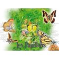 CENTRAL AFRICA 2011 SHEET MNH BUTTERFLIES PAPIL...