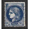 FRANCE 1938 CERES 1F.75 BLUE SG 591 FINE USED