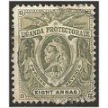 Uganda 1898 SG89 8a Pale Olive Very Fine Used ....