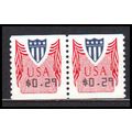 CVP32 29c Shield Very Fine MNH Pair CA0687