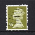 Elizabeth II - 2008 - 56p Yellow-Olive, Ellipti...