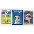 Lot of Three Dodgers 1991 Score cards- #351 Wal...