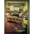 1976 Holiday Inn Ad - The Room Was Clean TV Worked