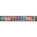 1942/1944 SG 97/104 - MNH (**) - bi-lingual sin...