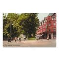PRINTED POSTCARD OF THE BROADWAY WORTHING SUSSE...