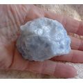 D Blue Calcite Raw Crystal Gemstone 2.5 Inch En...