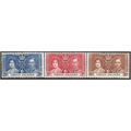 Virgin Islands 1937 Coronation Set SG107-109 Mo...