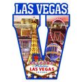 Las Vegas Collage Capitol V Fridge Magnet
