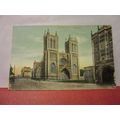 BRISTOL CATHEDRAL. used antique postcard 1912 pm =