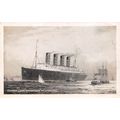 Cunard Liner "Mauretania" at Liverpool : printe...