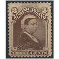 Newfoundland 1888 SG52 3c Deep Brown Mint No Gu...