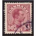 Denmark AFA 0074/Scott 120, 50ø claret Christia...