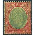Southern Nigeria 1909 SG42 5/- Green & Red/Yell...