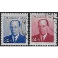 Mi 814/5: Definitive Stamps: President Antonin ...