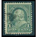 Used 279 1c Benjamin Franklin Barely Clears M04307