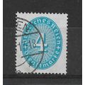 Germany.TheThirdReich.O425 4pf Blue.Fine Used.N...