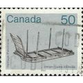 CANADA, Sleigh, blue 1985, 50c, #5