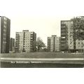 Staffordshire LEAMORE New Buildings Postcard (B...