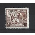 GB.SG433 1 1/2d Brown.Mounted Mint.Jun25a