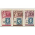 St. Helena Stamps Scott #153 To 155, Mint Hinged