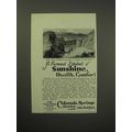 1930 Colorado Springs Tourism Ad - Pikes Peak
