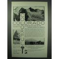 1930 Colorado Tourism Ad - Chicago Basin