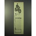 1951 Harley Davidson 125 Motorcycle Ad - Happie...