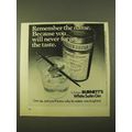 1970 Burnett's White Satin Gin Ad - Remember th...