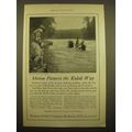 1924 Kodak Cine-Kodak Movie Camera Ad - Motion ...