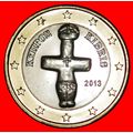 GREECE (2008-2021): CYPRUS ★ 1 EURO 2013 UNC UN...