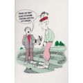 Golfer With Bird On Head Birdie Eats Hat Limite...