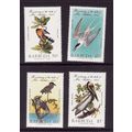 BARBUDA 1985 BIRDS SET 4 VALS UM MINT #3