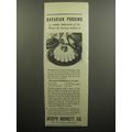 1932 Burnett's Pure Vanilla Ad - recipe for Bav...