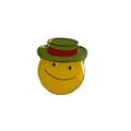 Smiley Enamelled Pin Badge Metal 1.9 cm x 1.7 c...