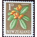 New Zealand 1960 Definitives 1d Karaka mint sta...