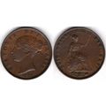 Great Britain. Victoria. Halfpenny 1853. dy21758