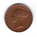 Great Britain. Victoria. Halfpenny 1854. dy18094