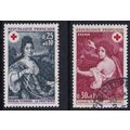 France 1968 SG 1812-3 Used Red Cross/Semi-posta...